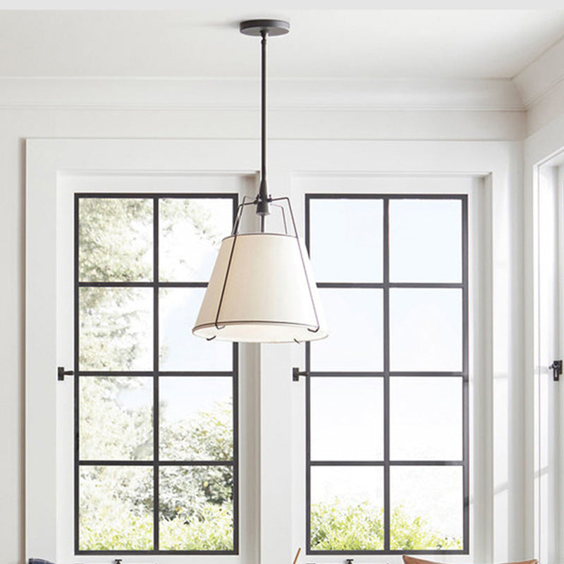 Ritta Pendant Light Fabric Dinging Room Modern Conical