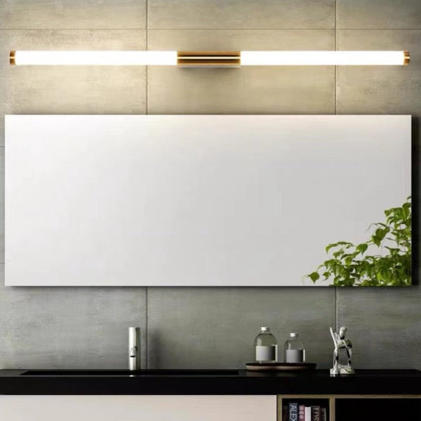 Aeri Minimalist Linear Wall Lamp, Gold