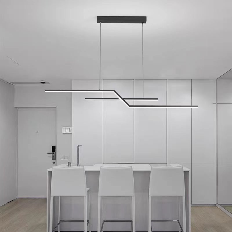 Linear Pendant Light Minimalist Design for Dining Room