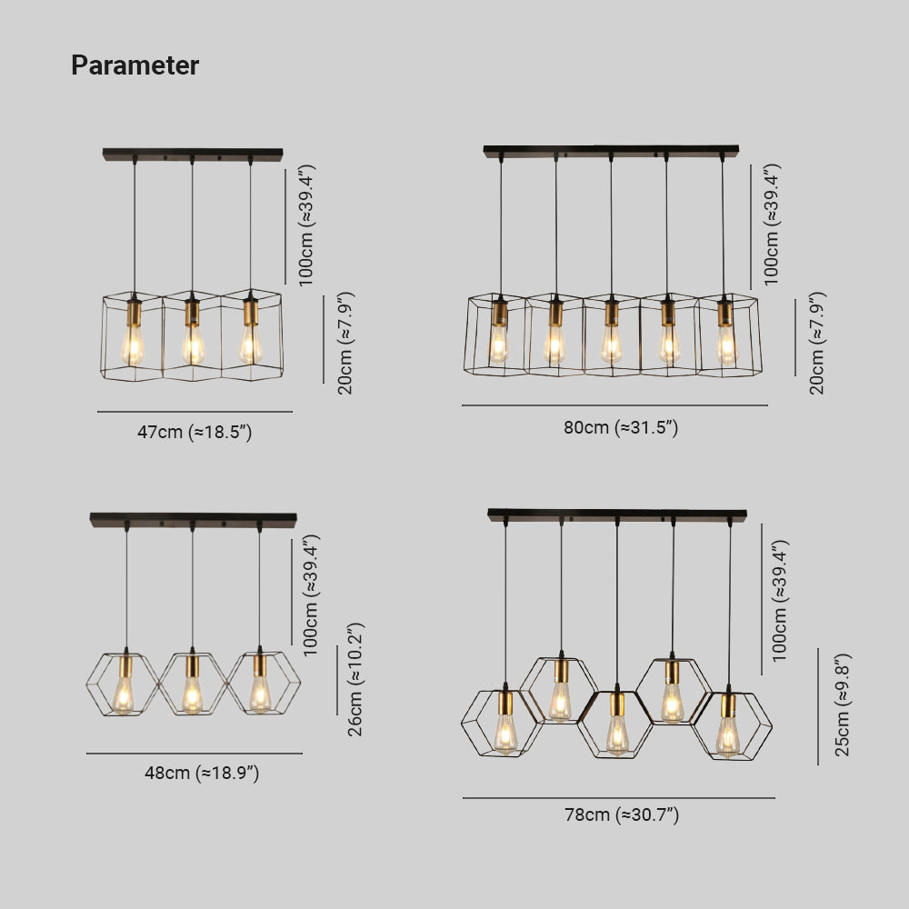 Industrial Style Iron Sitting Room Pendant Lighting