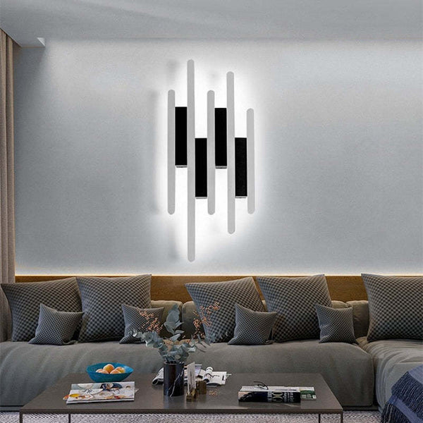 Arisha Industrial Black & White Wall Lamp, 2 Styles
