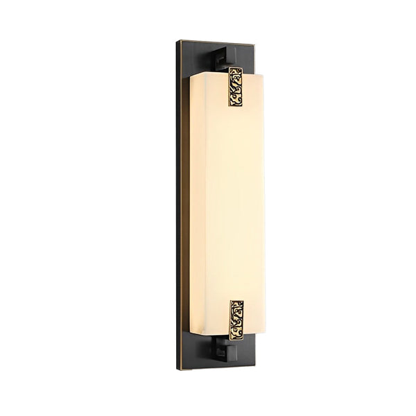 Casuielle LED Classic Retro Copper Marble Outdoor Wall Lights