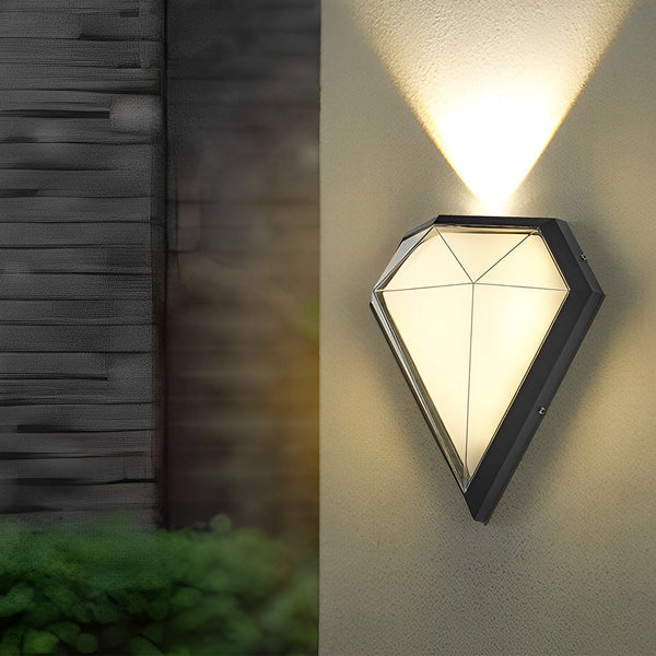 Timhea Creative Geometric LED Outdoor Wall Lamp