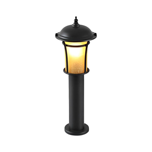 Rhean Classic Old England-Style LED Glass Outdoor Lamp