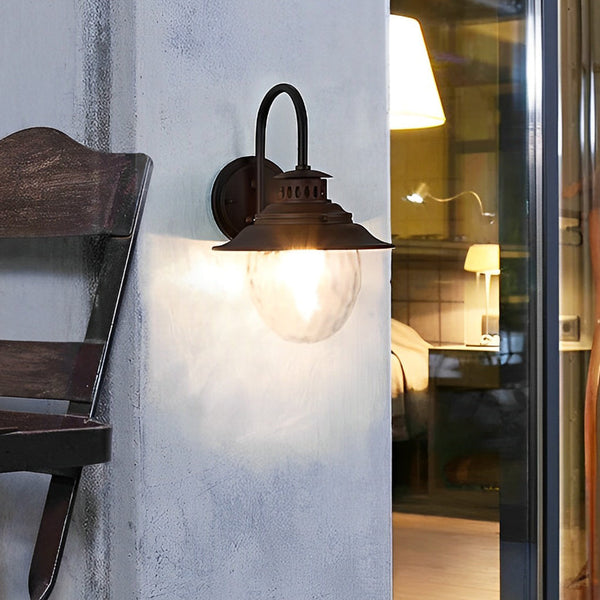 Celanina Creative LED Modern Glass Outdoor Wall Lamp