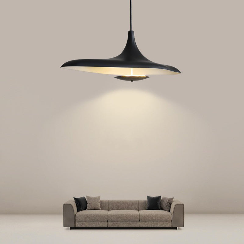 Arisha Modern Minimalist ResinCreative Pendant Light, Black/White