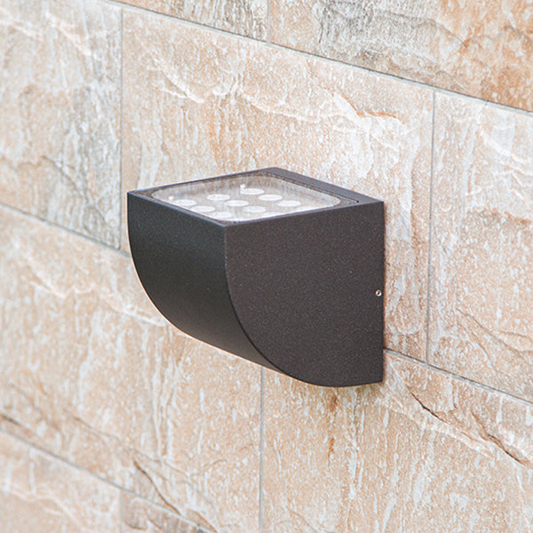 Celueria Industrial Minimalist Glass Outdoor Wall Light