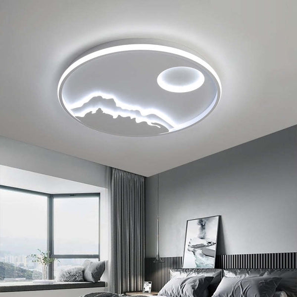 Arisha Mountain View Flush Mount Ceiling Light