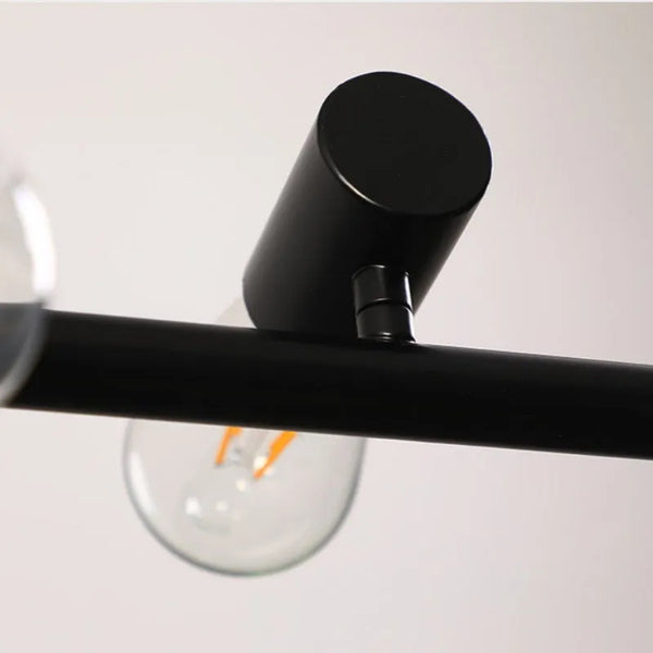 Epoch Vintage LED Chandelier Black Metal Dining/Living Room/Bar
