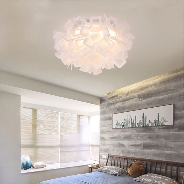 Modern Acrylic Petal Ceiling Lighting for Bedroom
