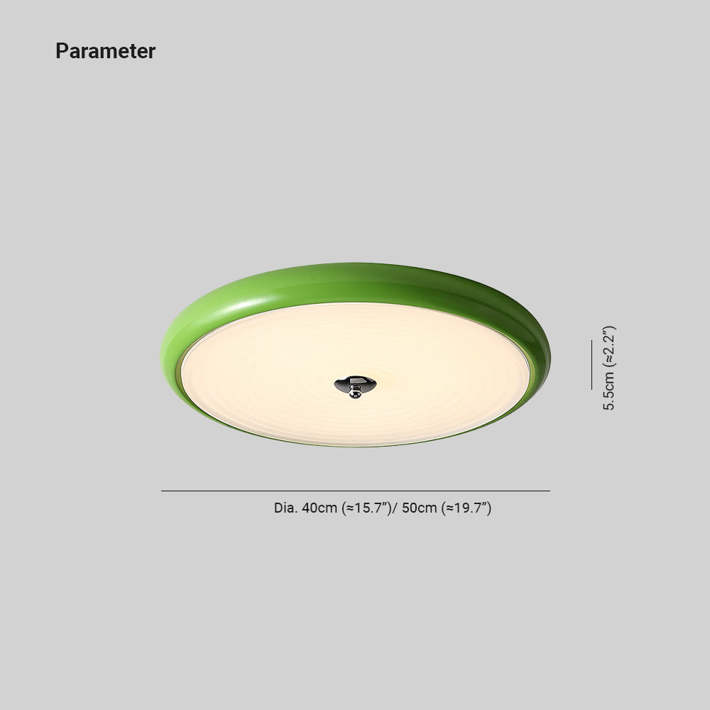 Valentina Modern LED Flush Mount Ceiling Light Metal Living Room