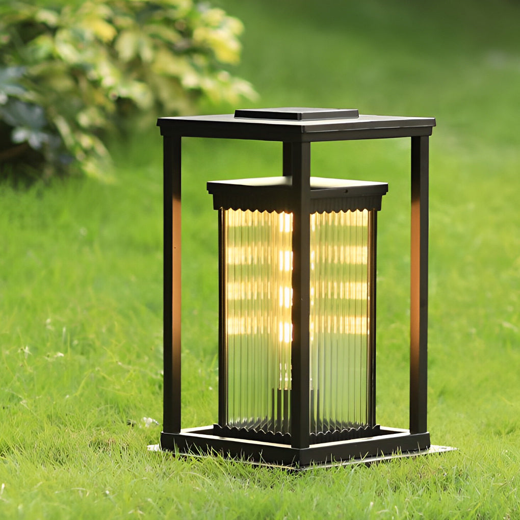 Velinaya Lawn Ribbed Outdoor Pathway Lights