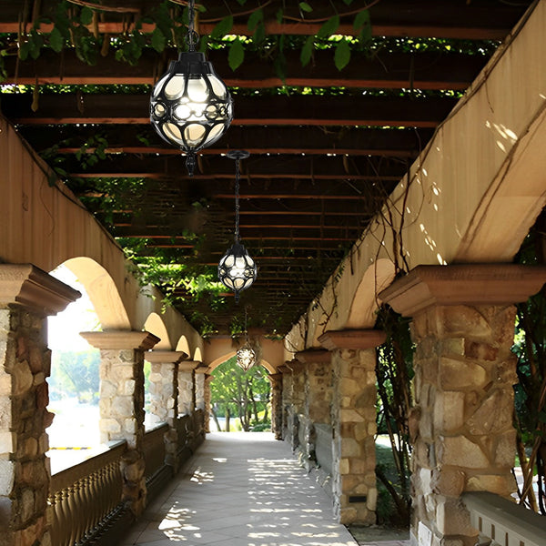 Terieora Retro Ball American Outdoor Chandelier