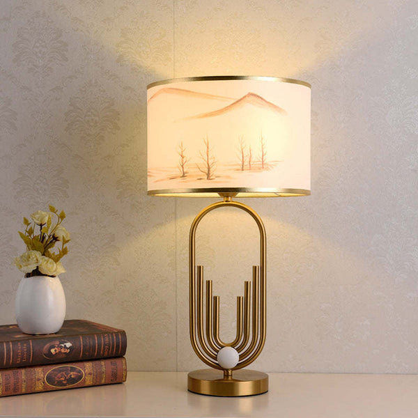 Freja Artistic Table Lamp Floor Lamp Bedside Desk Light For Bedroom