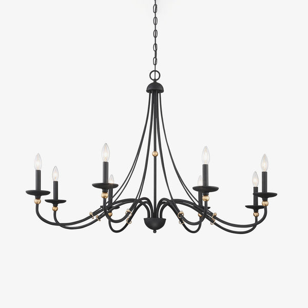 Regalia Vintage Brass Chandelier