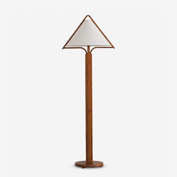Tavora Triangle Shade Wood Floor Lamp