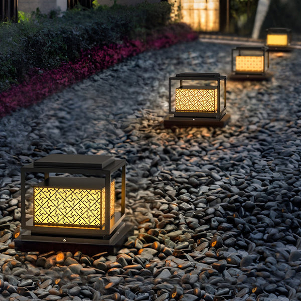 Hetty Square Modern Solar Outdoor Light