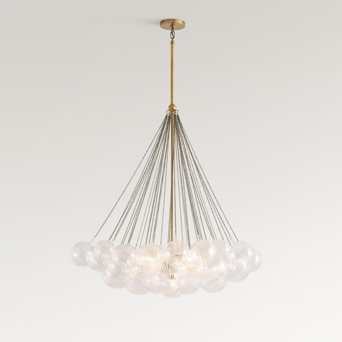Haze Glass Bubble Chandelier