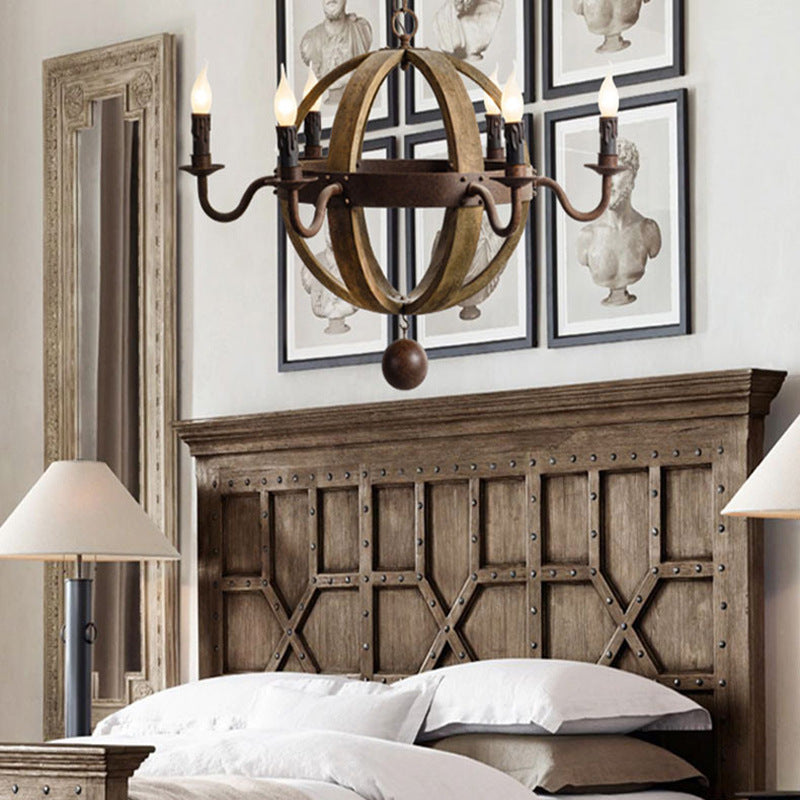EpochRustic Pendant Light Wood Corridor Restaurant