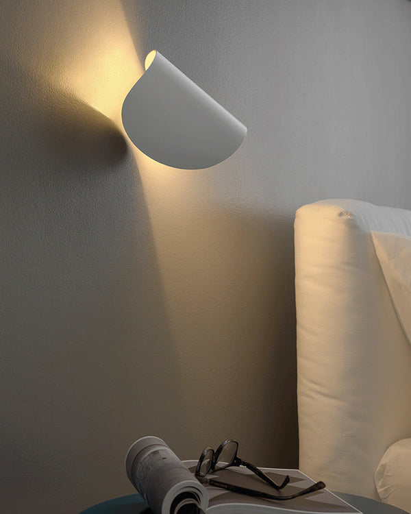Adjustable Half Shade Wall Sconce
