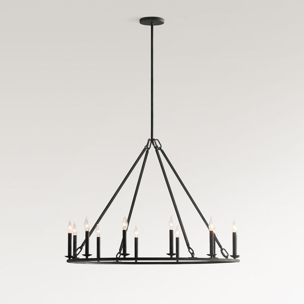 Lodge Chandelier Metal