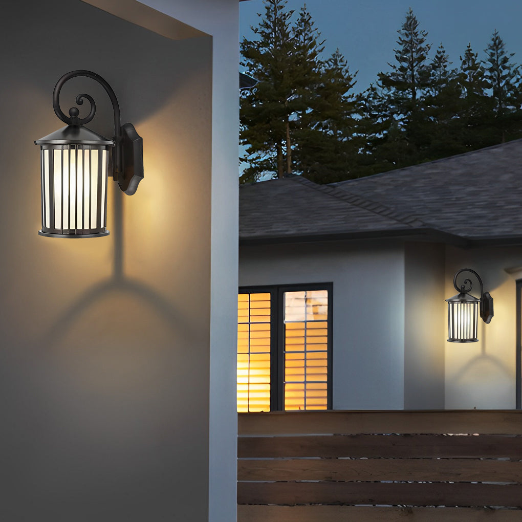 Viraivella Striped Retro Outdoor Wall Lights