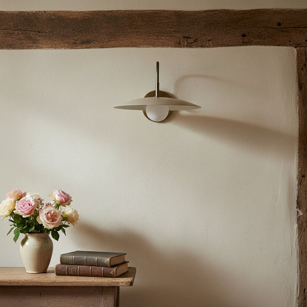 Disc Wall Sconce Metal Modern Bedroom