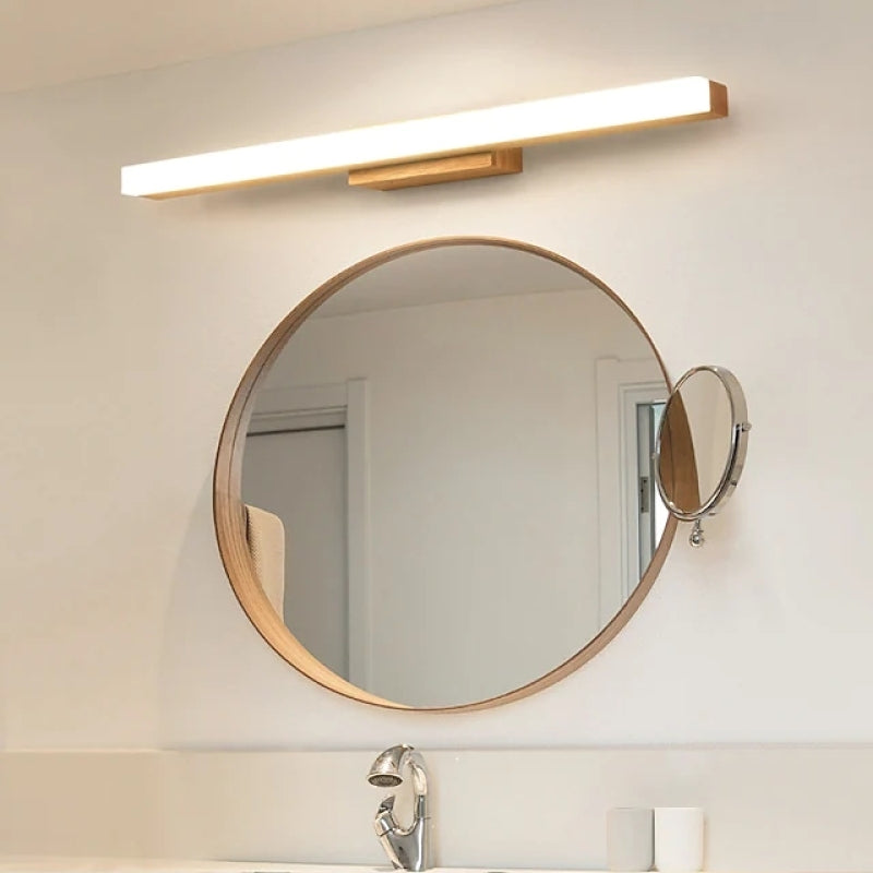 Waterproof Anti Fog Solid Wood LED Picture Light
