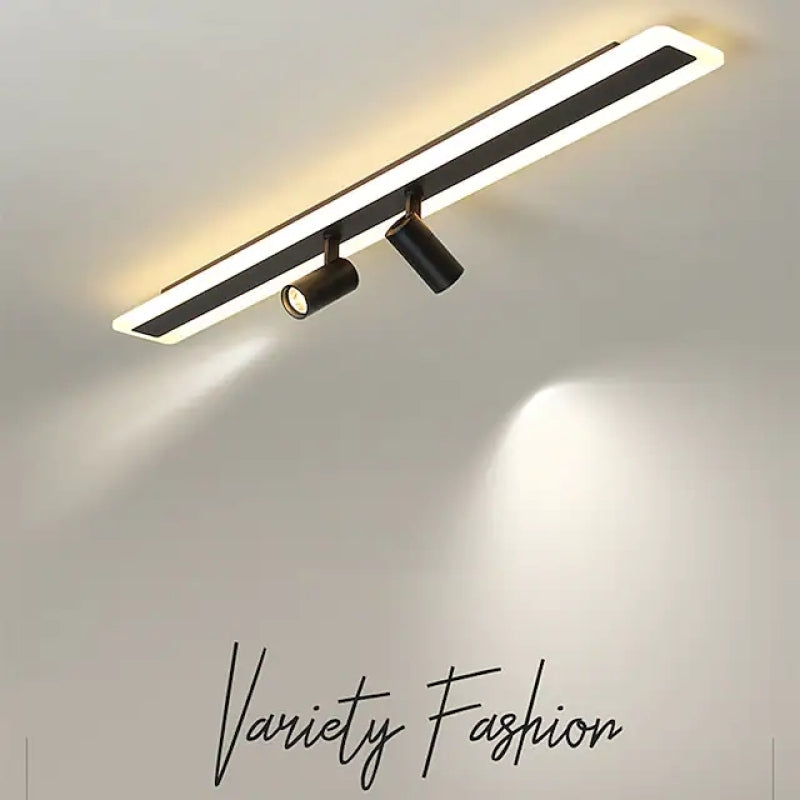 Black LED Spot Track Light for Living Room