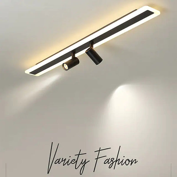 Black LED Spot Track Light for Living Room