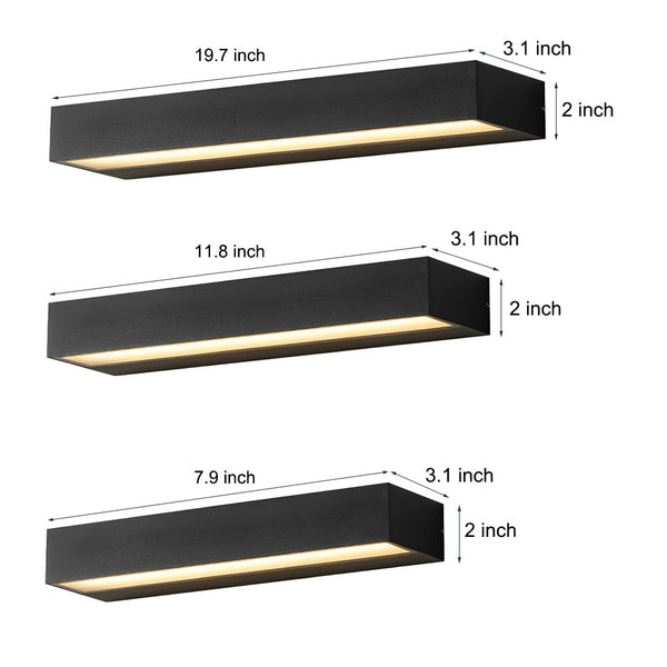 Rivaora Minimalist Strip Outdoor Wall Washer Light
