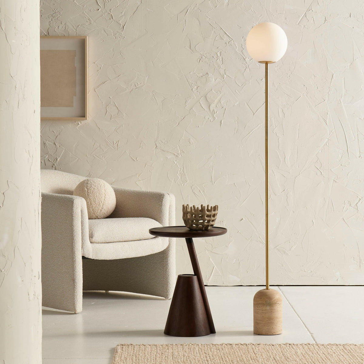 Morandi Modern Cup Floor Lamp, Multi Colors, Metal/