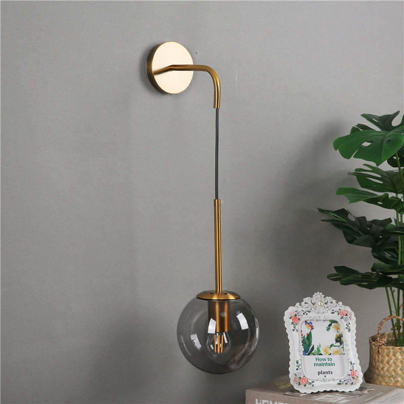 Bubble Glass Wall Light for Modern Bedside