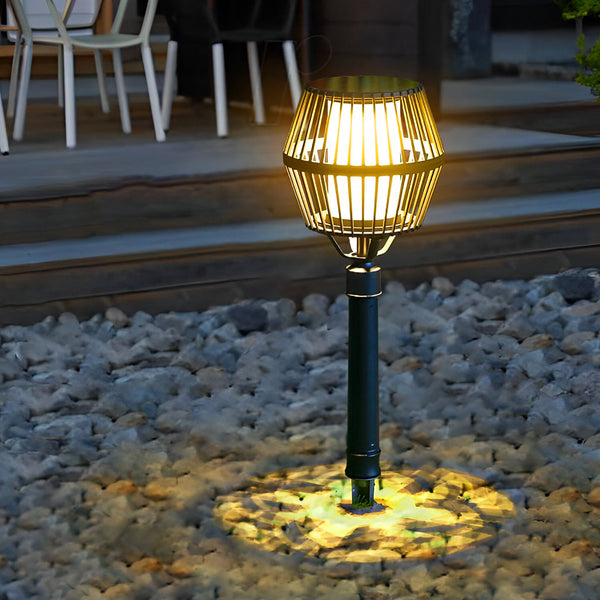 Deirdre Modern Solar Caged Outdoor Lanterns