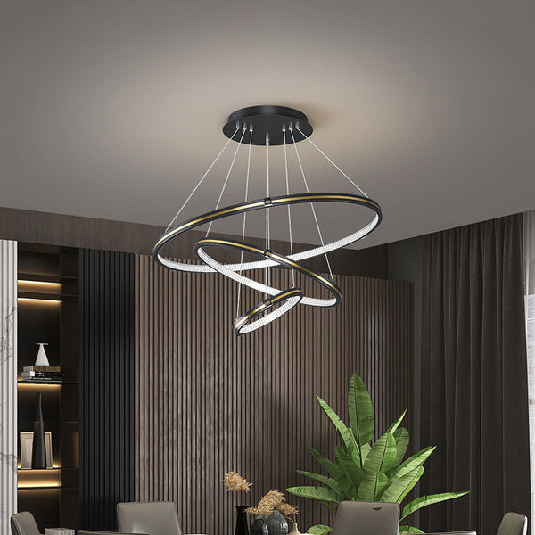 Modern Minimalist Style LED Hoop Pendant Light