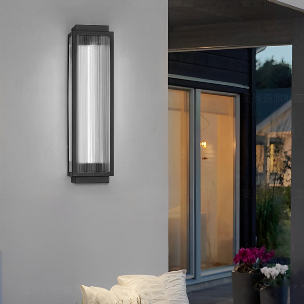 Champion Rectangular Strip Modern Outdoor Wall Lights