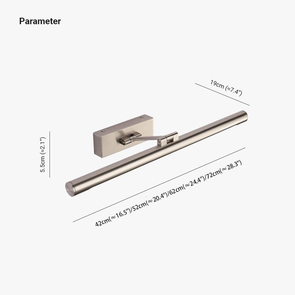Arisha Modern Linear Metal/ Wall Lamp, Champagne Gold
