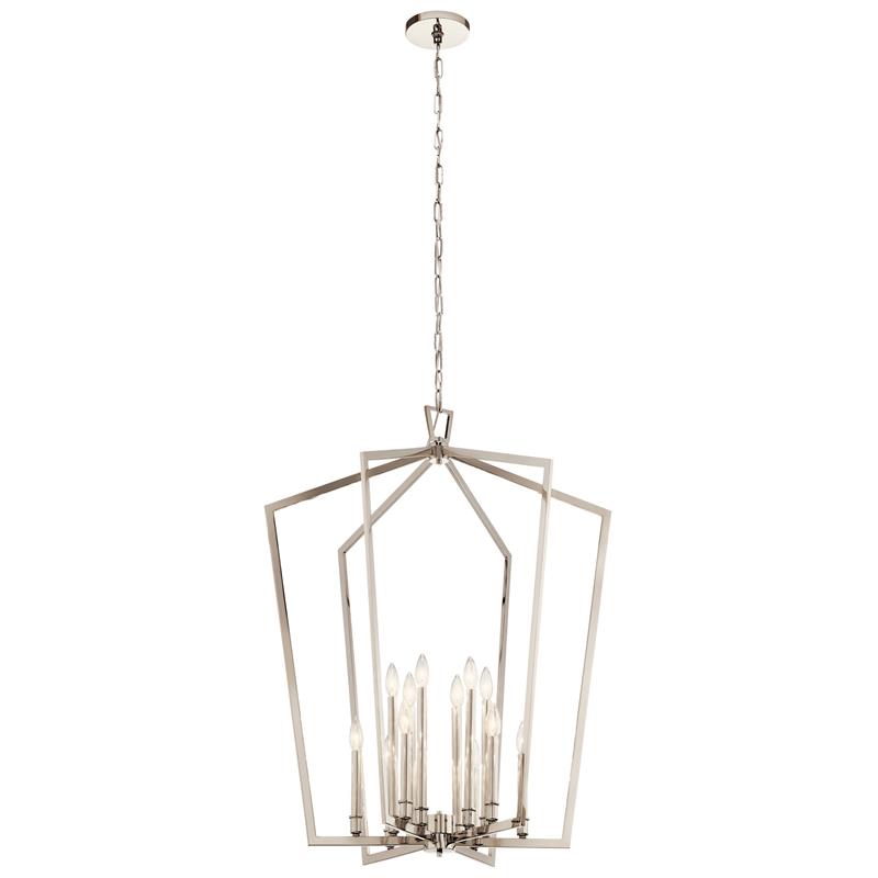 Abbotswell Traditional Modern Brass Chandelier