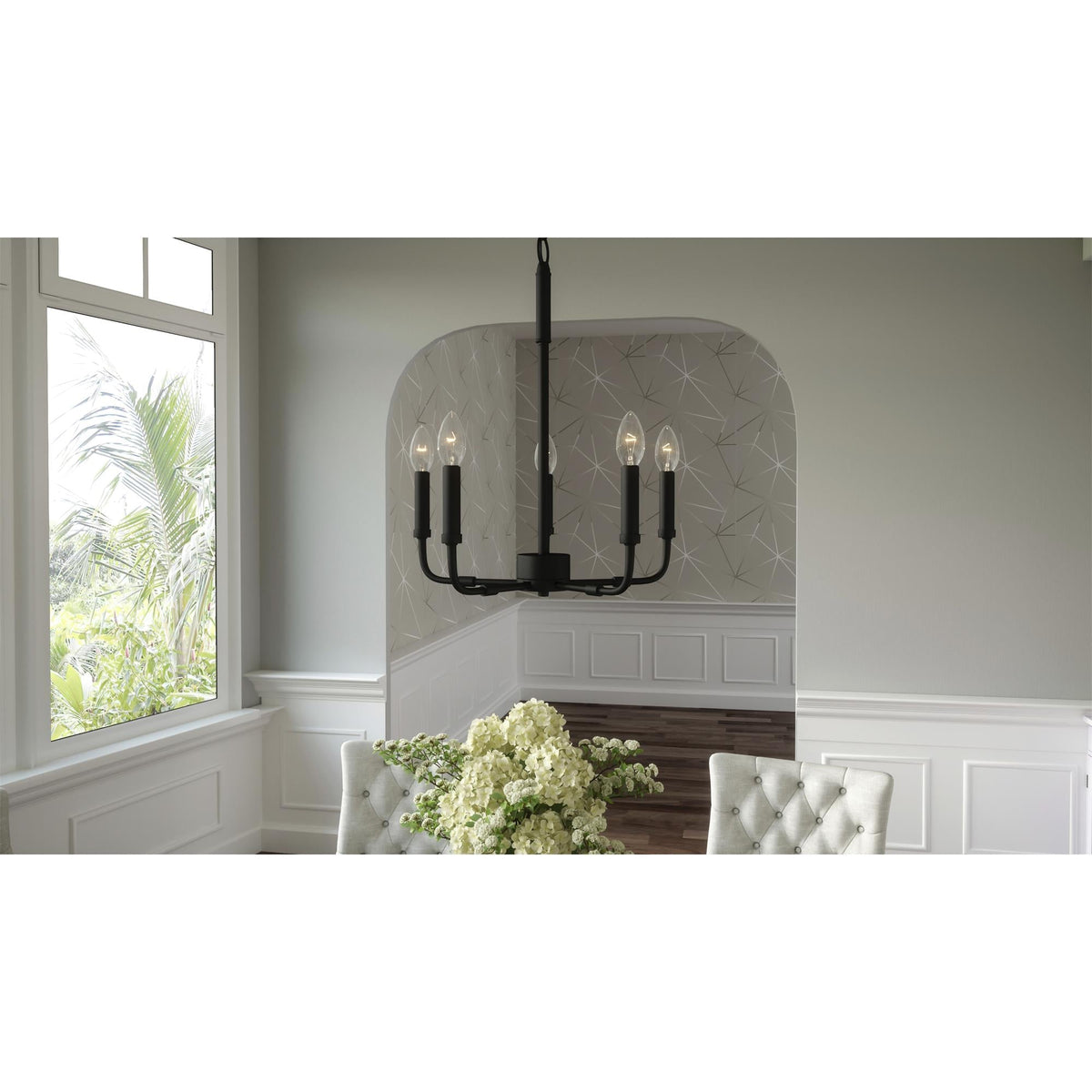 Abner Industrial Modern Brass Chandelier