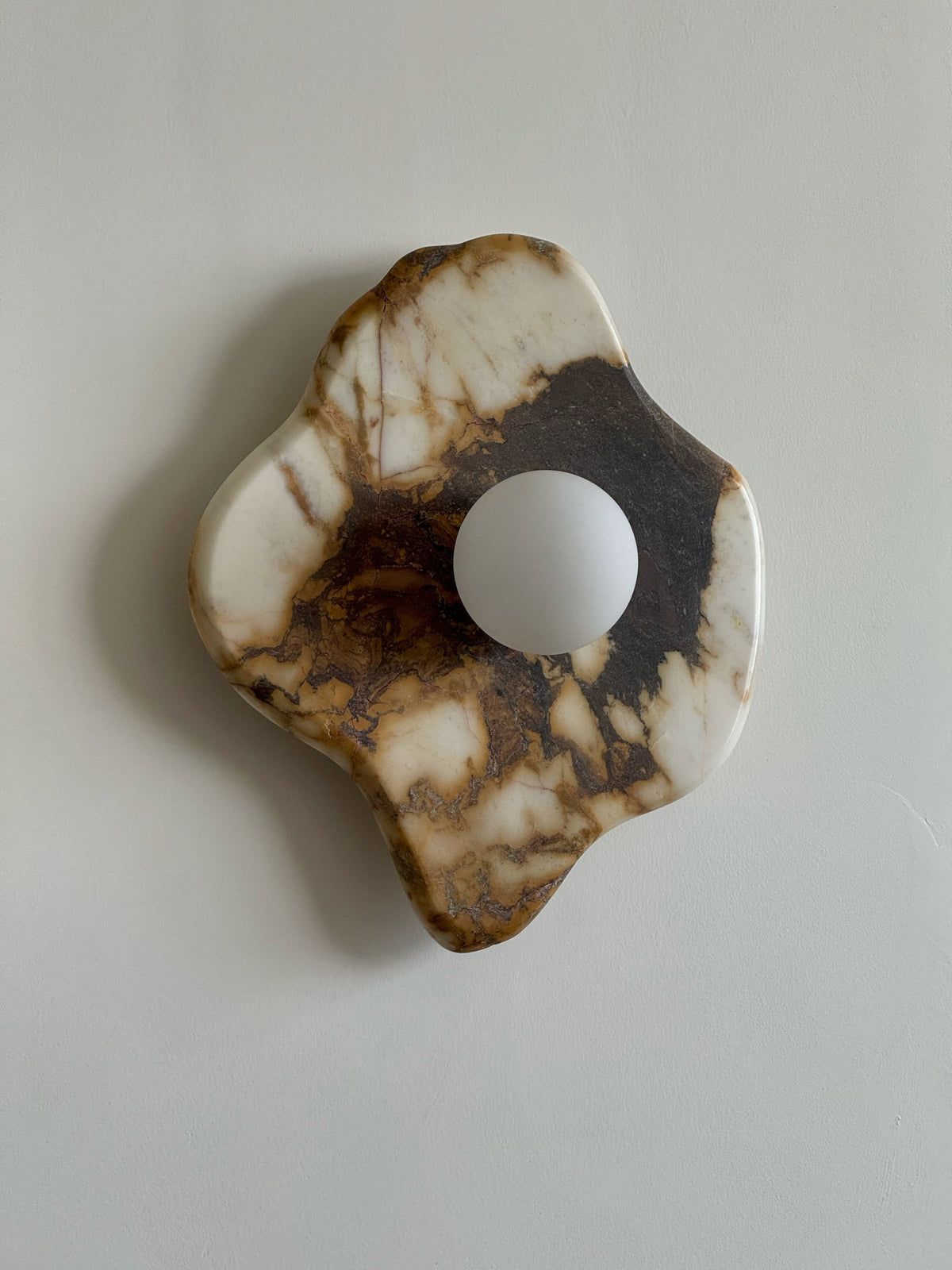 Abnormal Marble Glass Wall Lamp