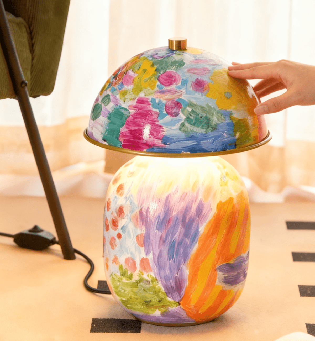 Abstract Mural Table Lamp