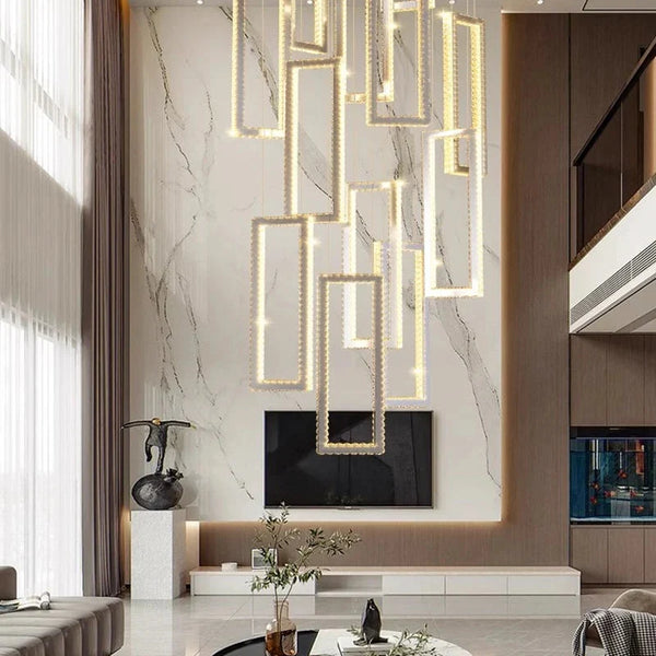 Acai Crystal Multi Pendant Chandelier