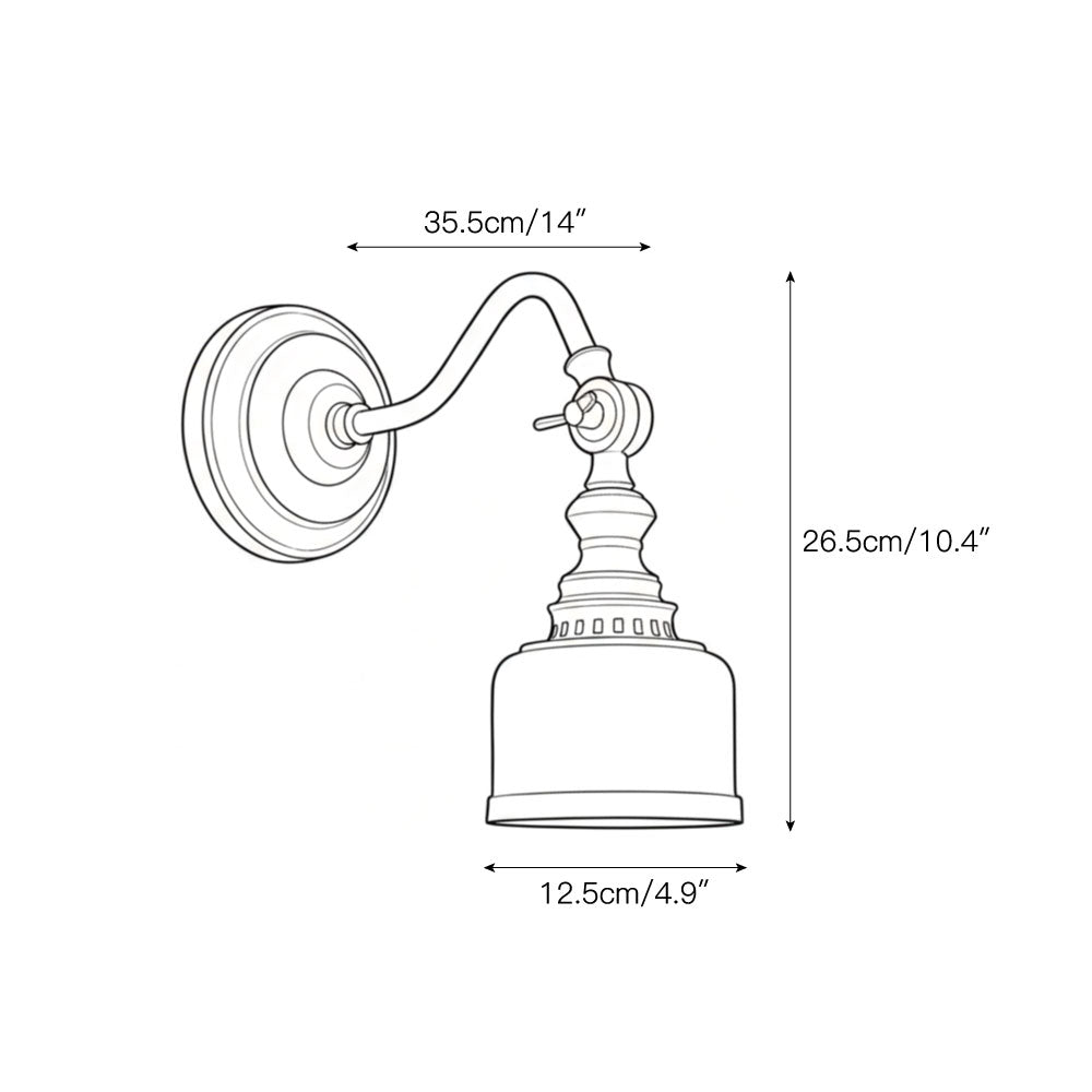 Orelelenne Gooseneck Wall Lamp