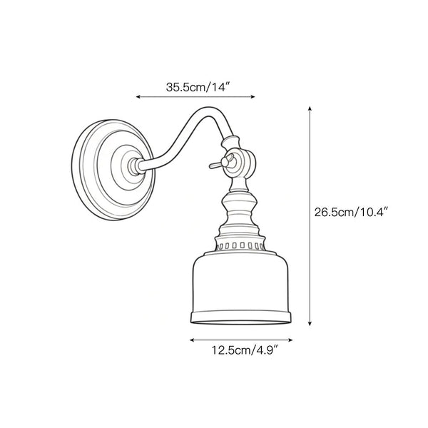 Orelelenne Gooseneck Wall Lamp