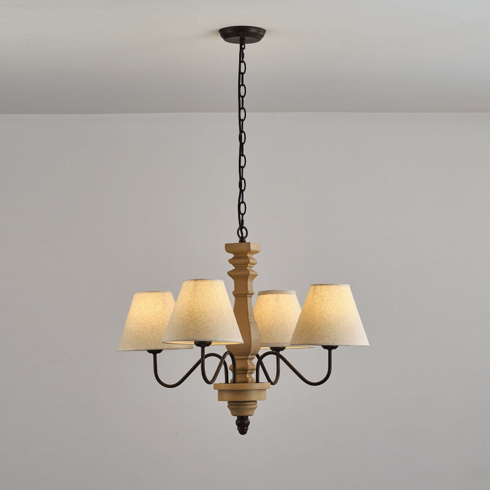 Adela Traditional Luxury Wood Chandelier