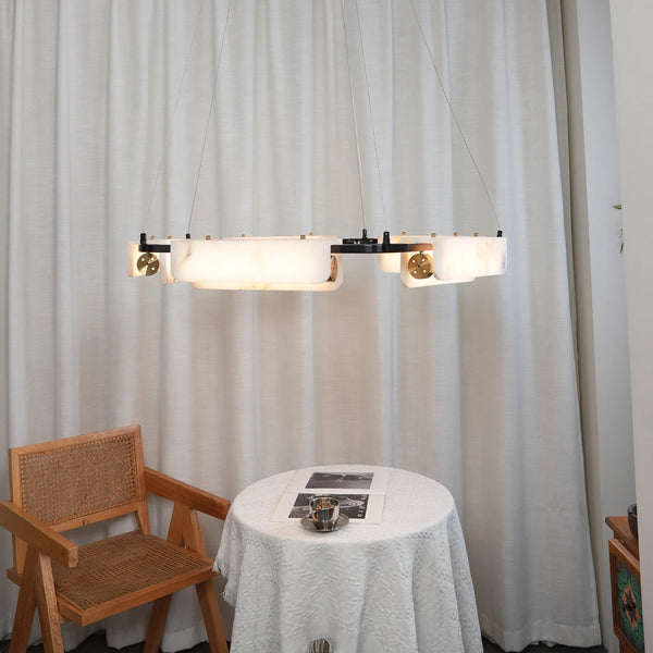 Alabaster Modern Chandelier