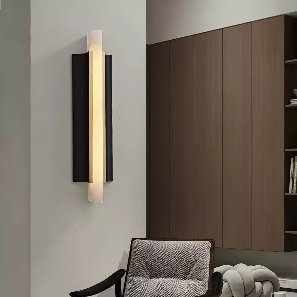 Alabaster Blade Wall Sconce