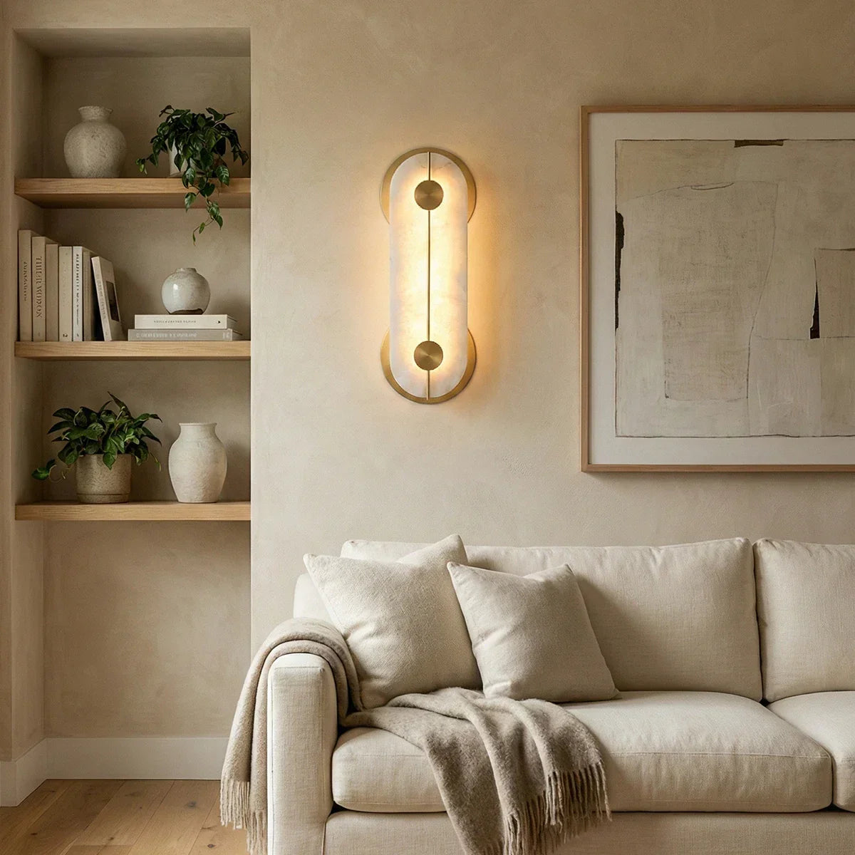 Wall Mounted Light Bed Lamp Minimalist Recessed Adjustable LED, 3 Colors