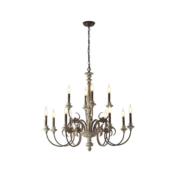 Waegnuvyn Traditional Candle Chandelier
