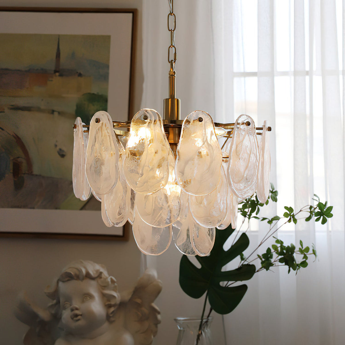 Nuvella Glass Chandelier